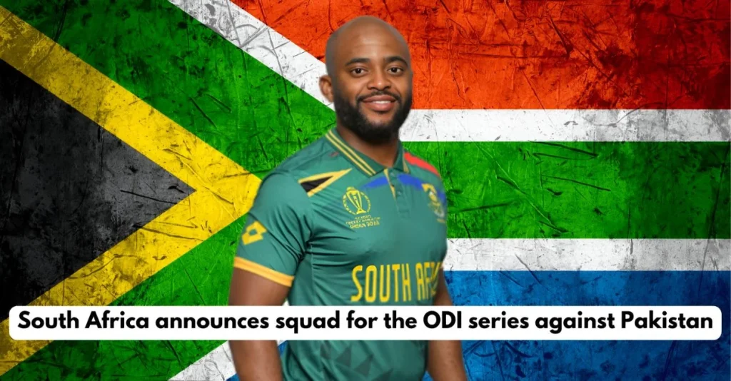 South Africa announces squad for the ODI series against Pakistan; Temba Bavuma to lead