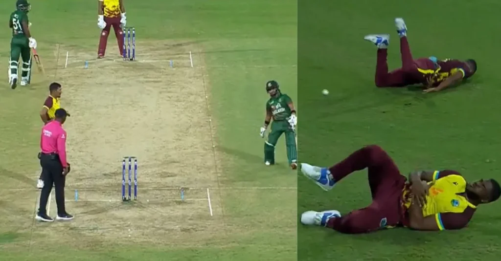 WI vs BAN [WATCH]: Jaker Ali upholds cricketing spirit by declining a run after Obed McCoy gets injured during the play