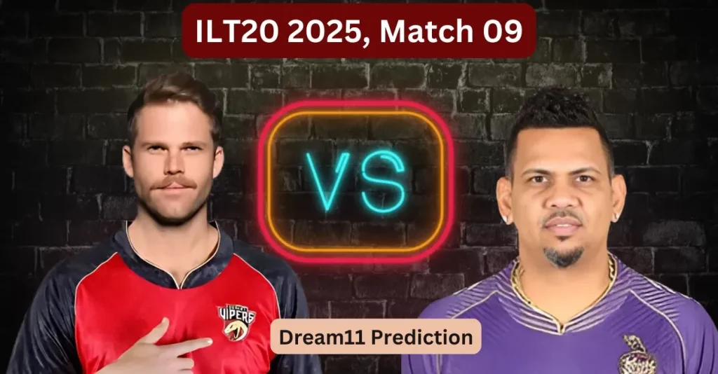 DV vs ADKR, ILT20 2025: Match Prediction, Dream11 Team, Fantasy Cricket Tips & Pitch Report | Desert Vipers vs Abu Dhabi Knight Riders