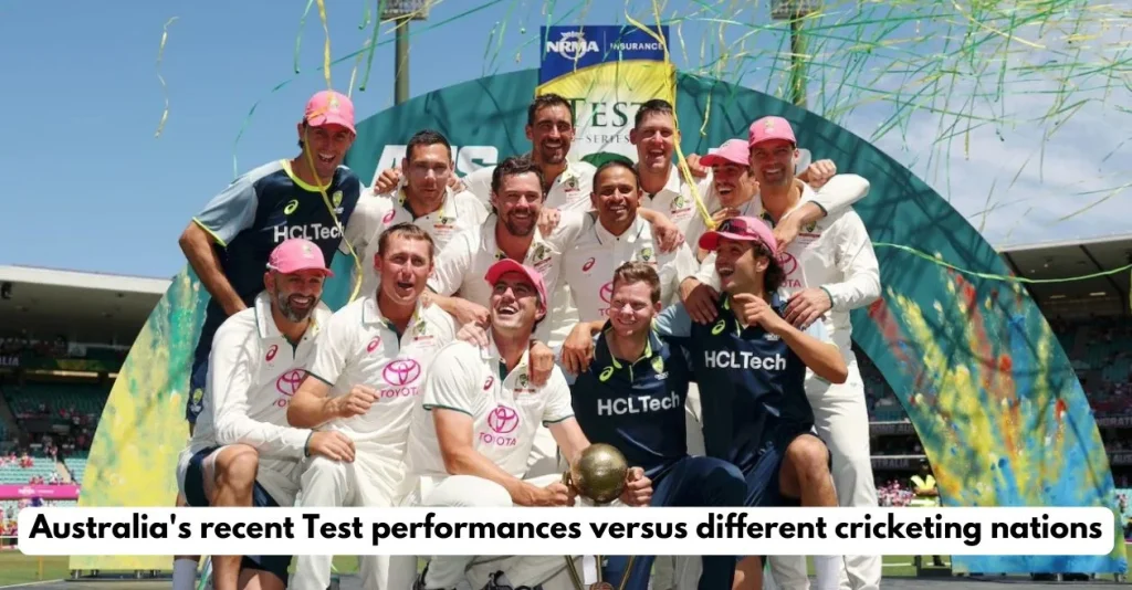 Here’s how Australia have performed against each cricketing nation in their recent Test encounters