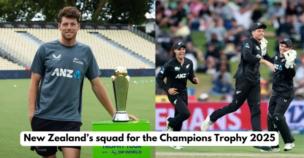 New Zealand Cricket announces squad for Champions Trophy 2025; Mitchell Santner to lead