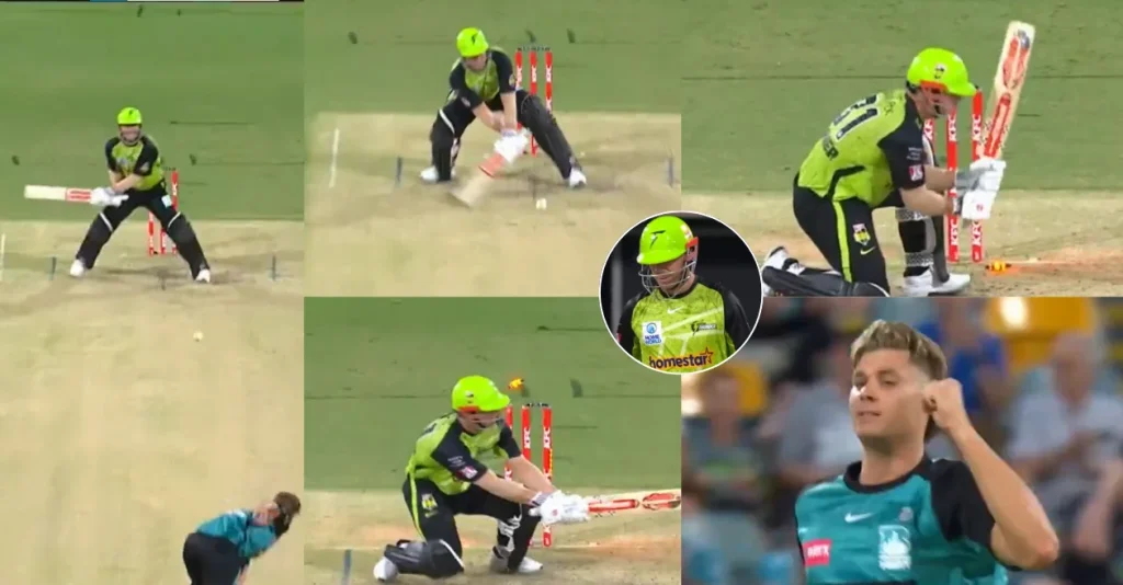 WATCH: Spencer Johnson cleans up David Warner with a beauty in the Big Bash League 2024-25