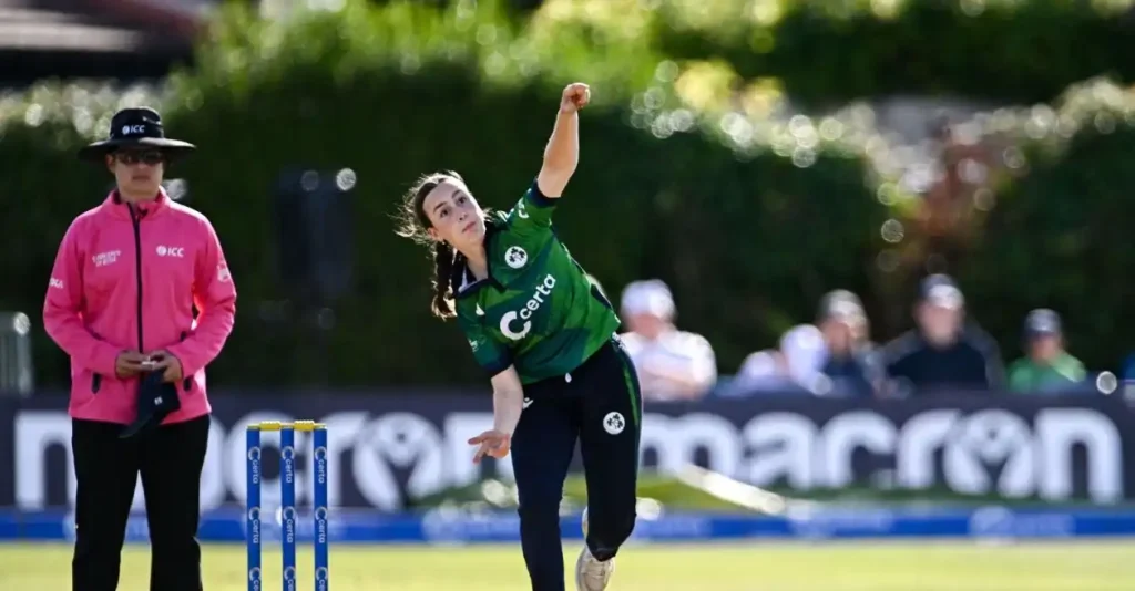 Ireland spinner Aimee Maguire suspended for illegal bowling action