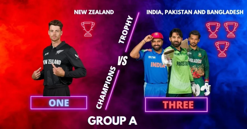 New Zealand’s group-stage rivals: Evaluating India, Pakistan & Bangladesh in Champions Trophy 2025