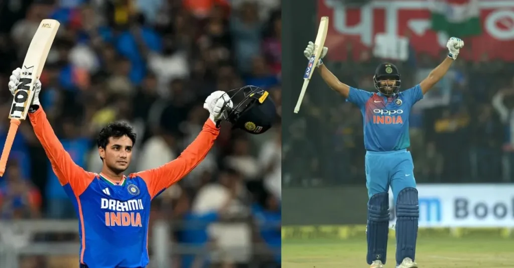 Top 5 Indian players with most sixes in a T20I inning ft. Abhishek Sharma