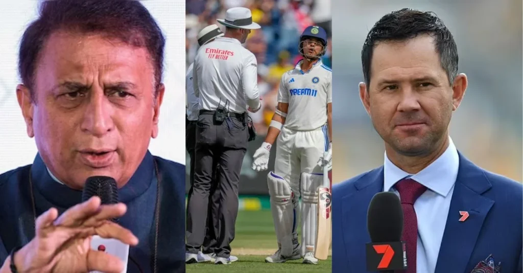 AUS vs IND: Sunil Gavaskar and Ricky Ponting offer contrasting views on Yashasvi Jaiswal’s controversial dismissal in MCG Test