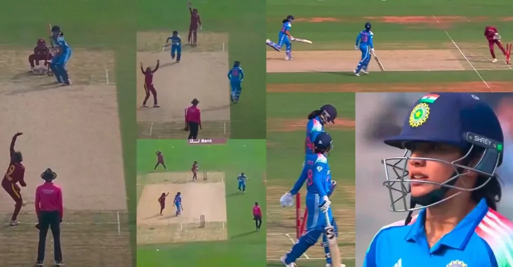 IND vs WI [WATCH]: Smriti Mandhana’s mix-up results in disastrous run-out during 2nd Women’s ODI