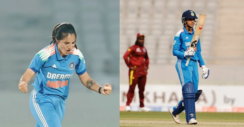 Renuka Singh Thakur’s fifer and Smriti Mandhana’s 91 takes India home in the ODI series opener against West Indies