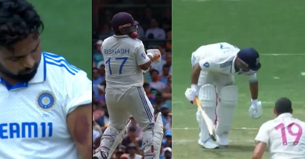 AUS vs IND [WATCH]: Rishabh Pant sustains multiple body blows after being targeted by Australian bowlers on the Day 1 of the SCG Test