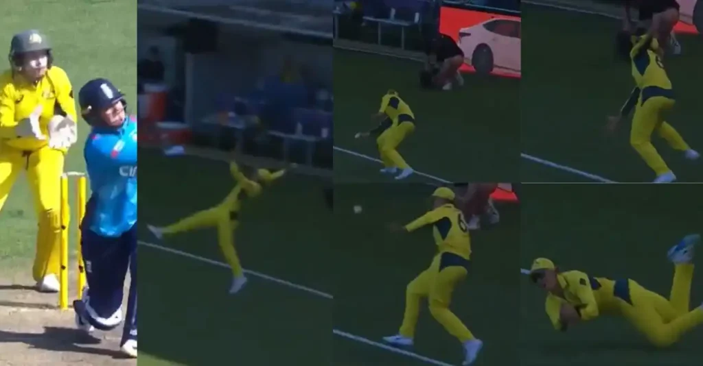 WATCH: Ashleigh Gardner takes a jaw-dropping catch to dismiss Sophie Ecclestone in 3rd ODI – AUS-W vs ENG-W