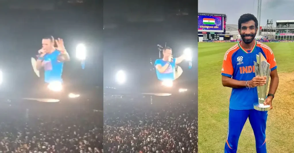 WATCH: Jasprit Bumrah gets a special mention from Coldplay’s Chris Martin during Mumbai concert