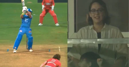 WATCH: Yuvraj Singh’s batting heroics against England impresses wife Hazel Keech | International Masters League 2025