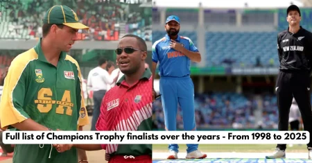 Complete list of Champions Trophy finalists over the years – From 1998 to 2025