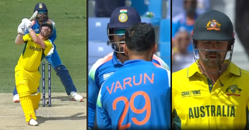 IND vs AUS [WATCH]: Varun Chakravarthy removes dangerous Travis Head in his first over