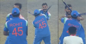 WATCH: Virat Kohli and Rohit Sharma play ‘Dandiya’ with stumps after India seals the Champions Trophy 2025 title